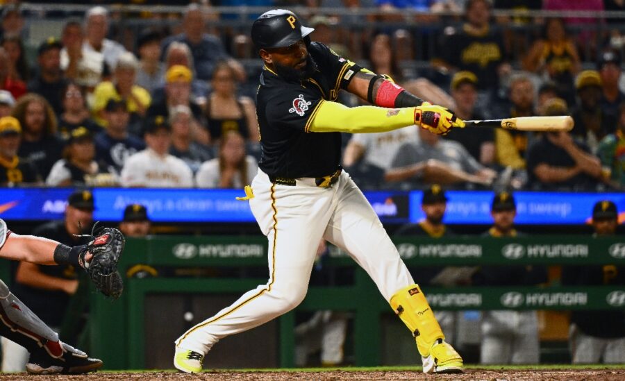 La ofensiva del dominicano Marcell Ozuna cayó de manera estrepitosa con los Piratas.  Ap