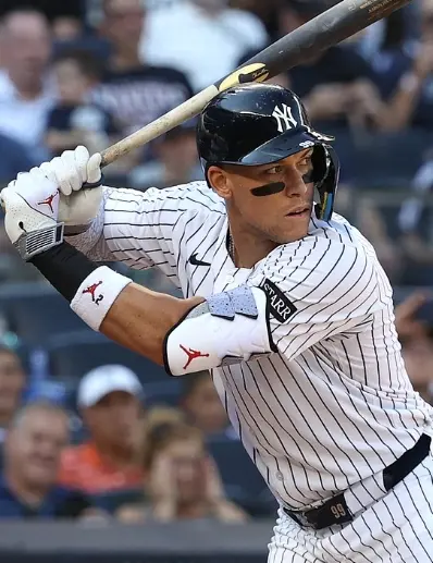 Aaron Judge, de los Yanquis, espera regresar este año.