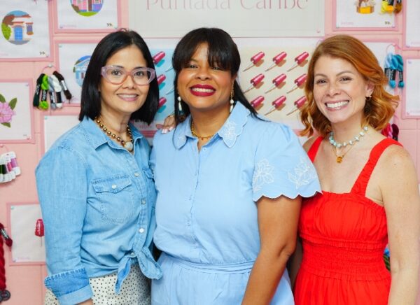 Laura Pimentel, Nicole Ramírez y Carmen Grullón.