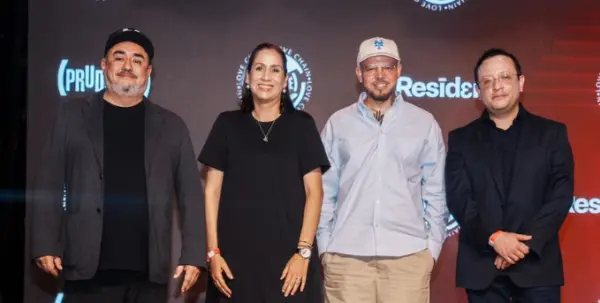 Representantes de ambas entidades en el encuentro.
