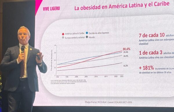 Rodrigo Alonso explica los riesgos ocasionados por   obesidad.