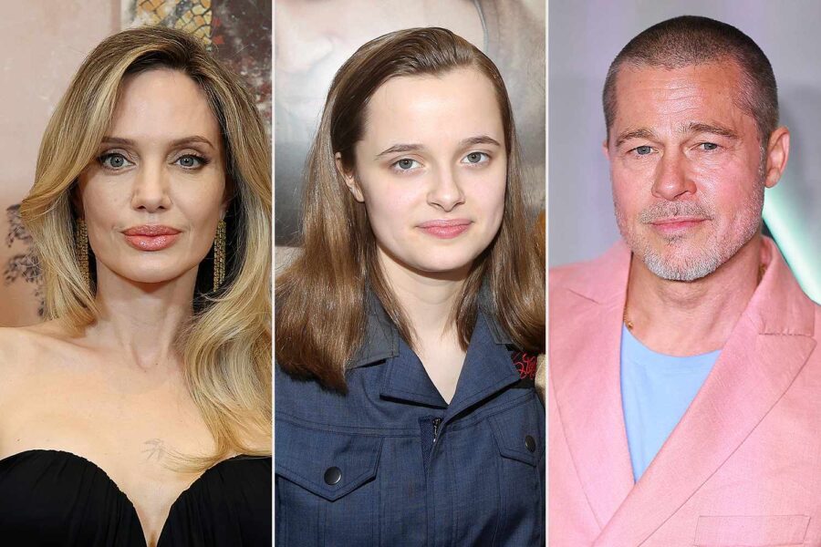 Vivienne Marcheline Jolie-Pitt y sus padres/Fuente externa