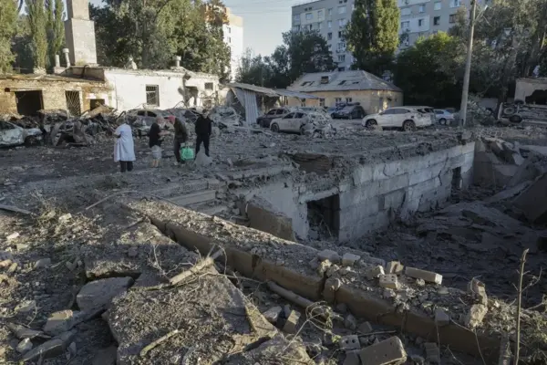 Ataque ruso el pasado jueves en Kiev.