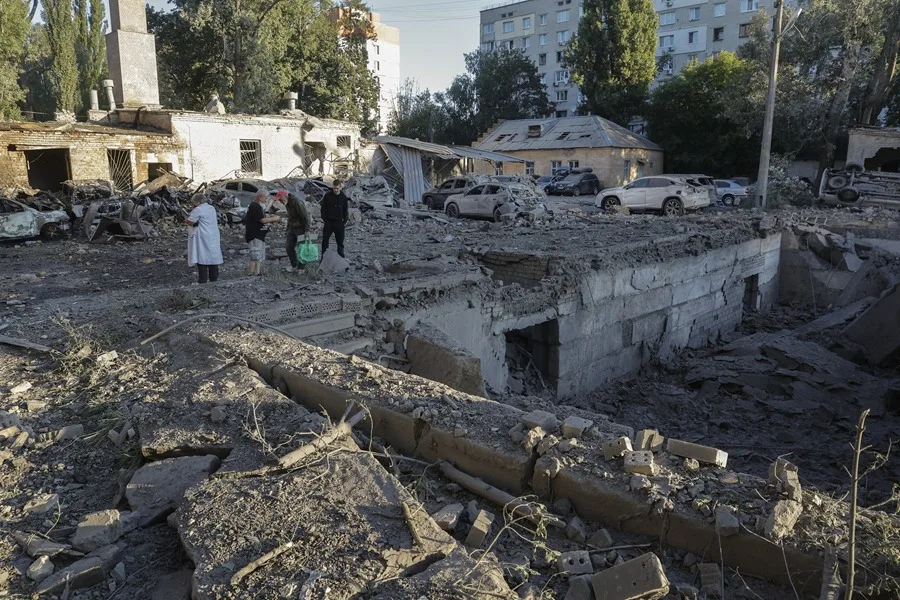 Ataque ruso el pasado jueves en Kiev.