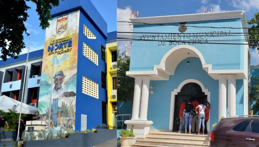 Ayuntamiento de Boca Chica y Ayuntamiento de Santo Domingo Norte