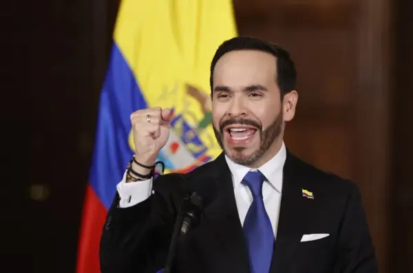 Fotografía de archivo del presidente de Colombia, Abelardo de la Espriella, en Bogotá (Colombia). EFE/Mauricio Dueñas Castañeda