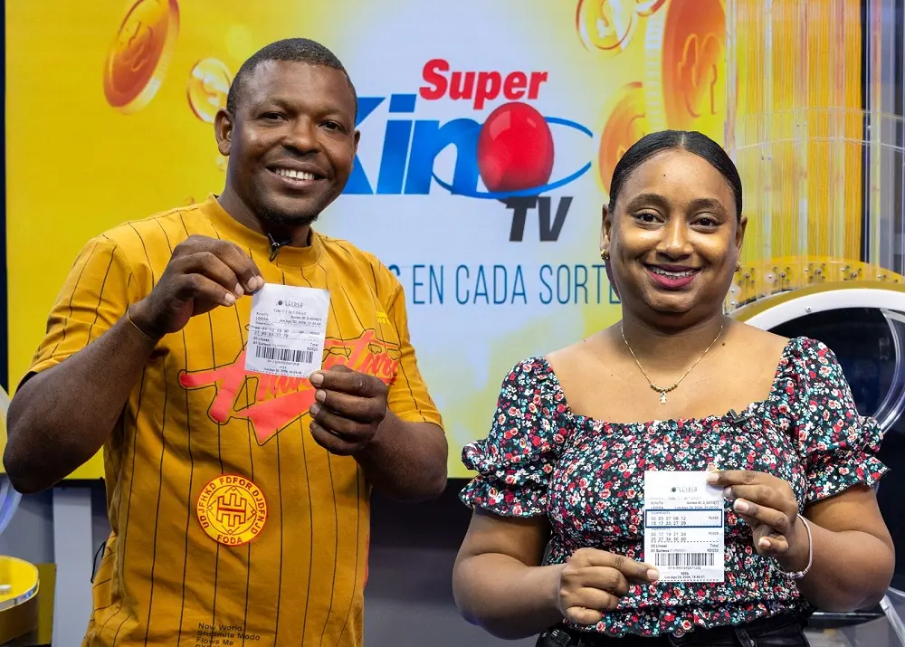 Un repartidor de pan y una empacadora ganan 25 millones de pesos en el Súper Kino TV de LEIDSA