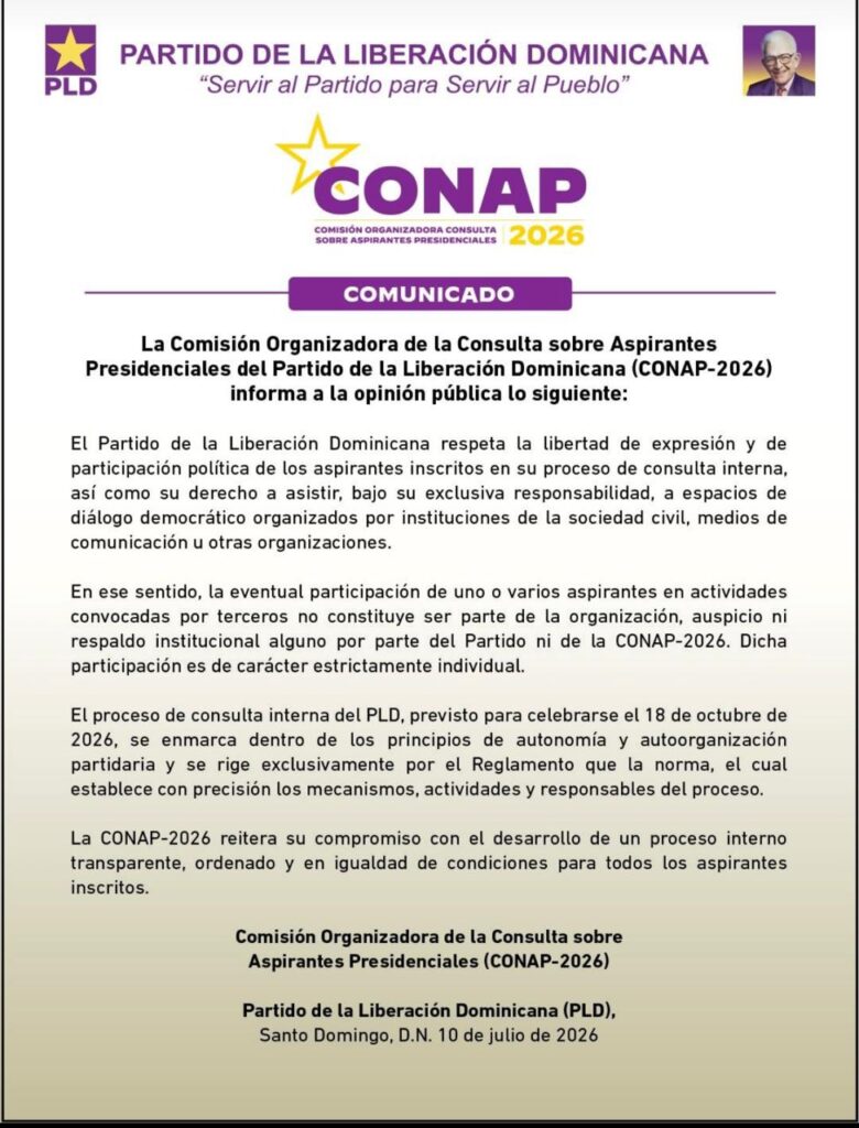 PLD aclara: participación de aspirantes en debates externos es estrictamente individual