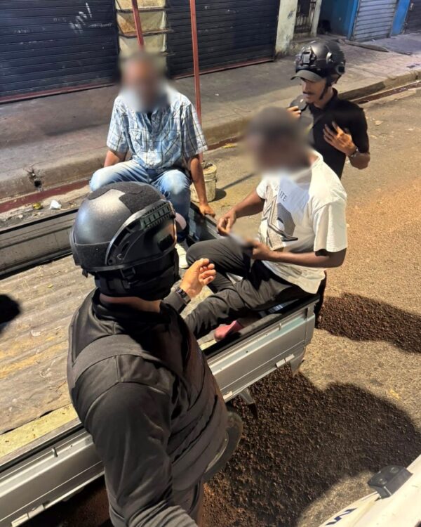 Algunos de los detenidos por autoridades.
