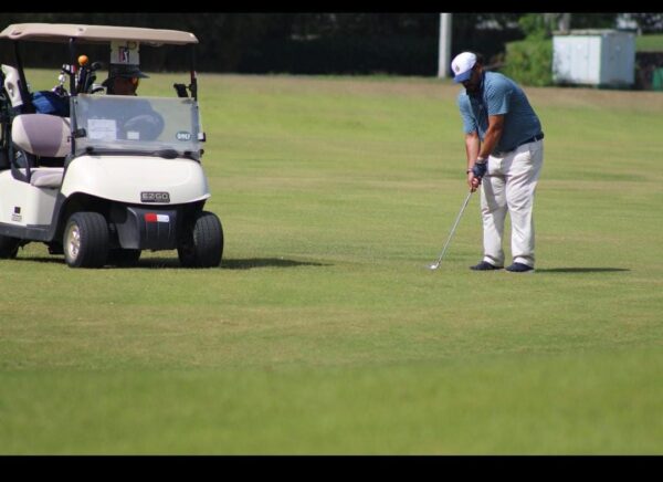 Mario Román durante su participación en el torneo
