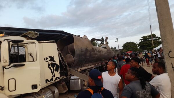 Explosión camión Haina