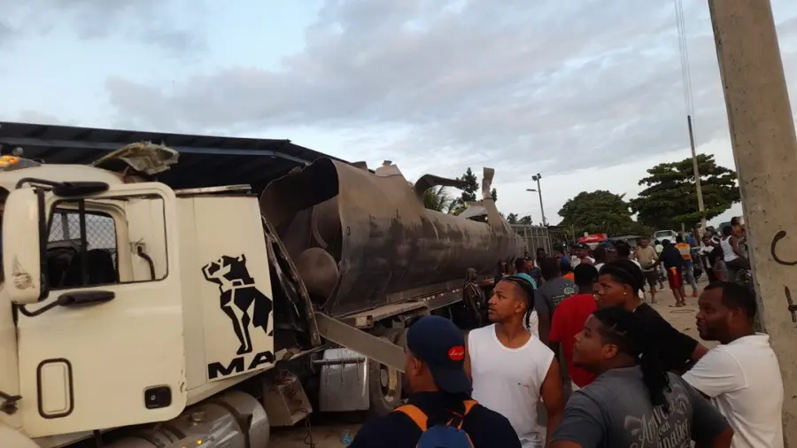 Explosión camión Haina