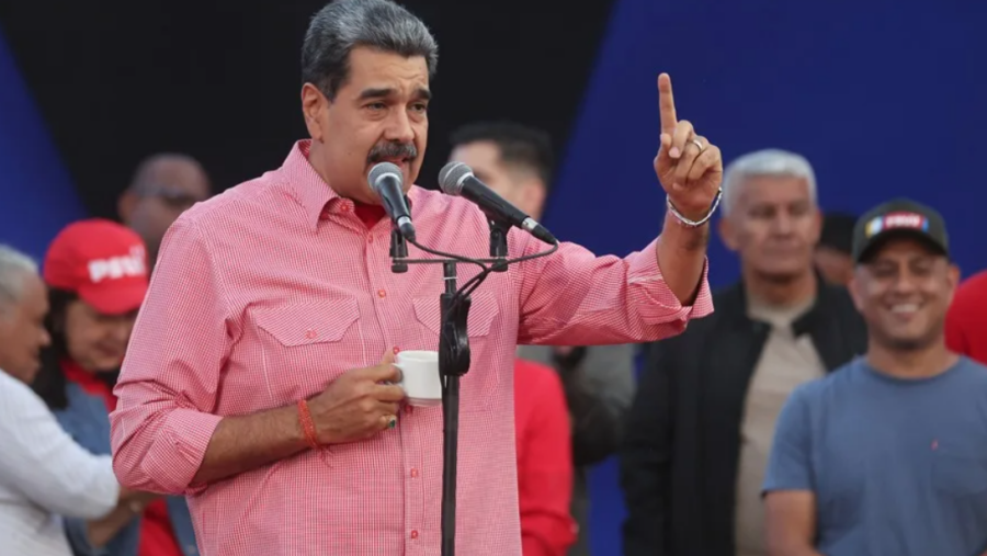 Fotografía de archivo del depuesto presidente de Venezuela, Nicolás Maduro, durante un evento, en Caracas (Venezuela). EFE-Miguel Gutierrez