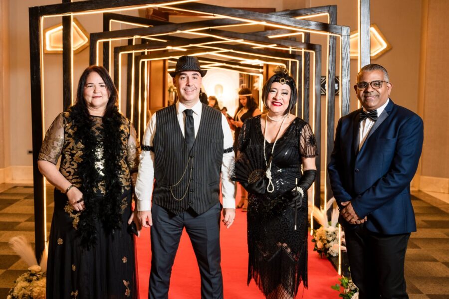 Kenia Muñoz, Miguel Ángel Domínguez, Clarissa Ramírez y Víctor Cruz