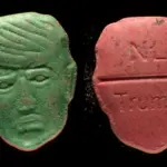 Emiten “alerta roja” por pastillas de éxtasis con forma de Trump que podrían ser letales