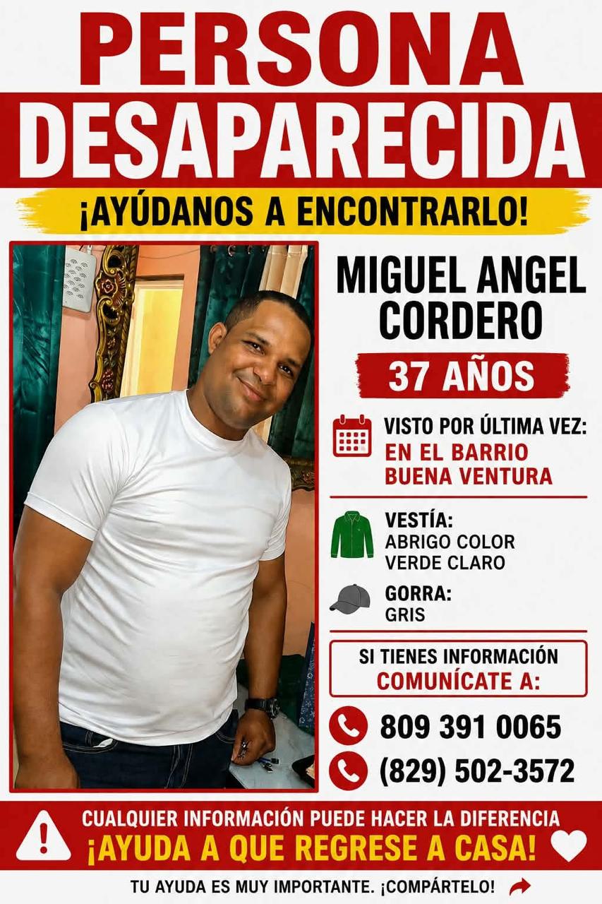 Persona desaparecida