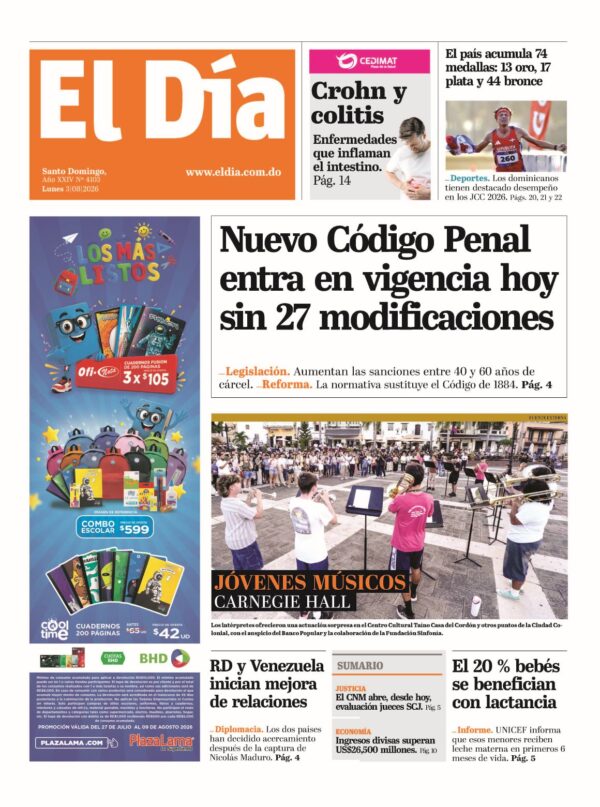 Portada impresa 03-08-2026