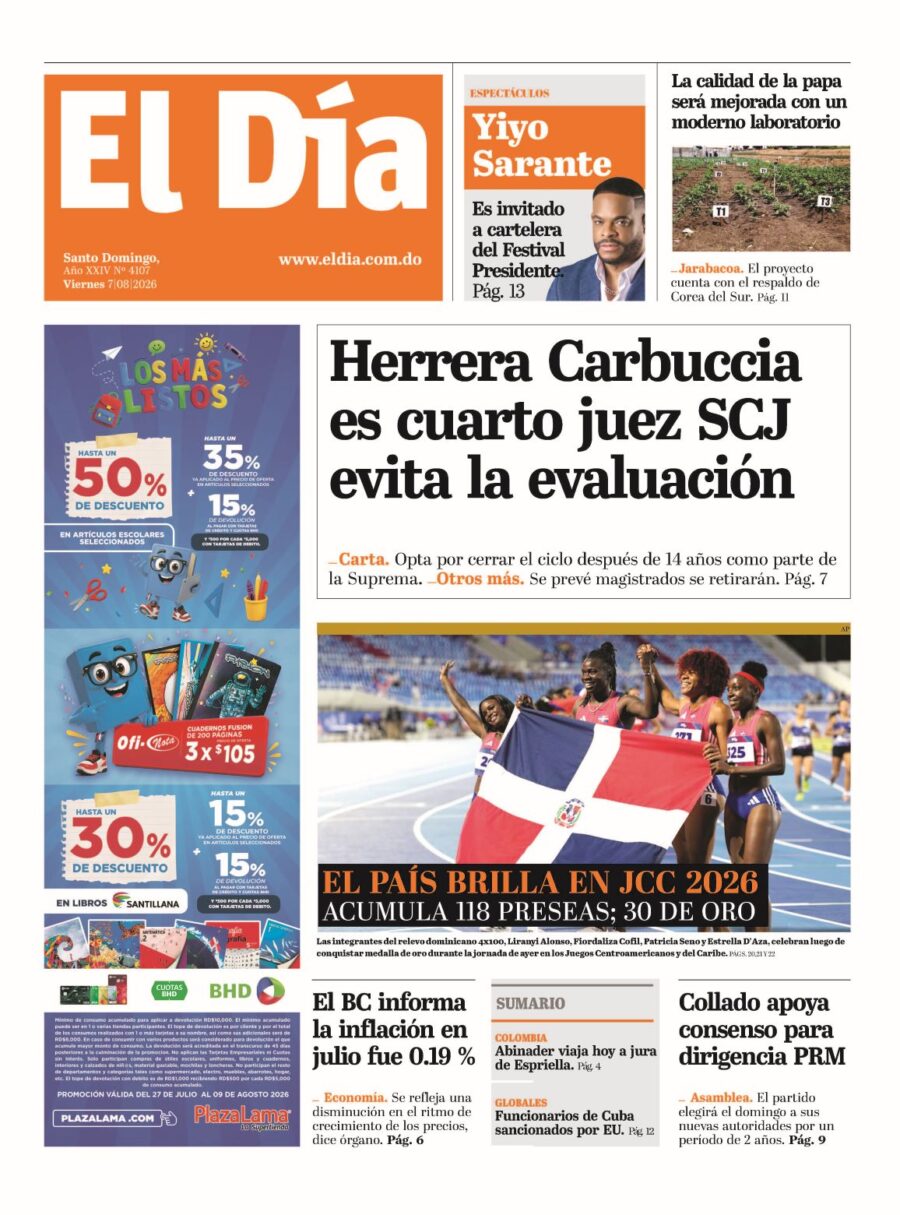 Portada impresa 07-08-2026