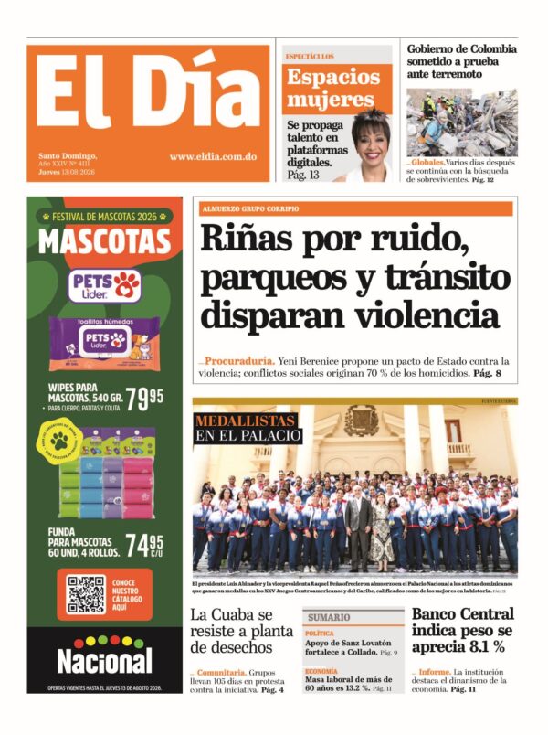 Portada impresa 13-08-2026