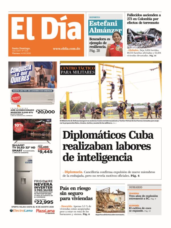 Portada impresa 14-08-2026