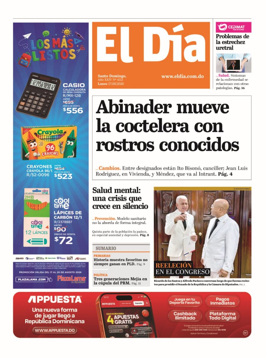 Portada impresa 17-08-2026