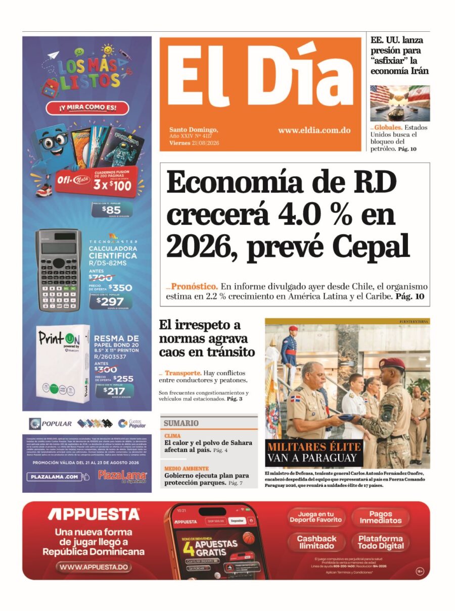 Portada impresa 21-08-2026