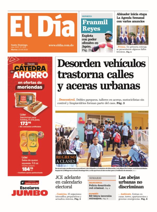 Portada impresa 25-08-2026