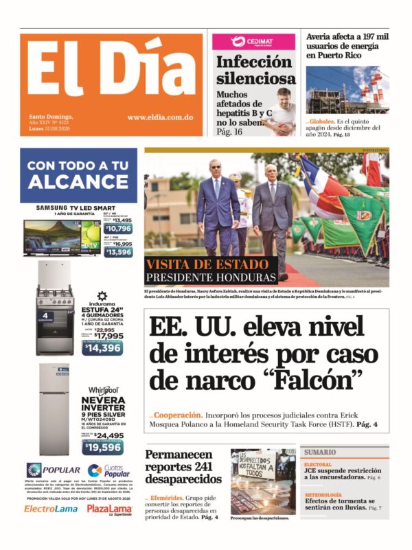 Portada impresa 31-08-2026