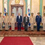 El presidente Luis Abinader juramenta a la nueva cúpula militar y policial