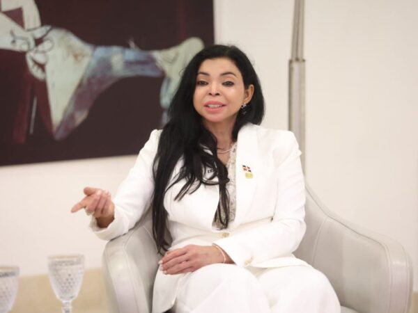 Yeni Berenice Reynoso, procuradora general de la República, en el Almuerzo Semanal del Grupo de Comunicaciones Corripio. José de León.