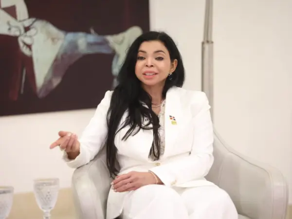 Yeni Berenice Reynoso, procuradora general de la República, en el Almuerzo Semanal del Grupo de Comunicaciones Corripio. José de León.