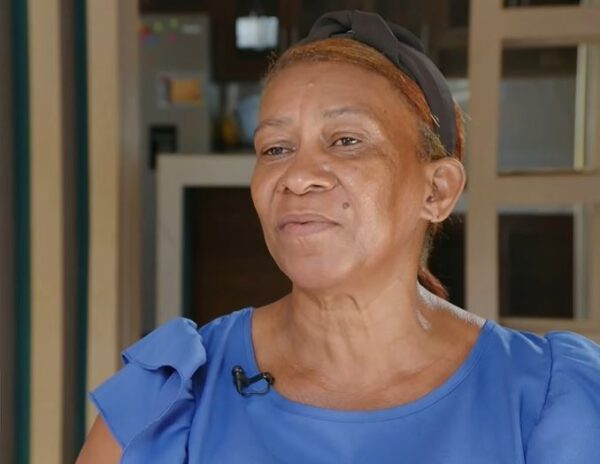Sonia Toussaint, madre de Rebecca Brizard