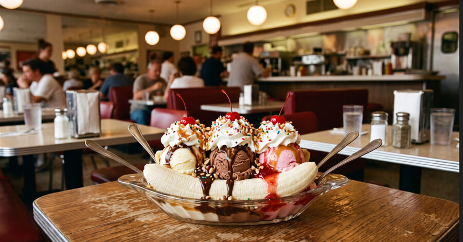 Banana split, el helado que para muchos sabe a infancia