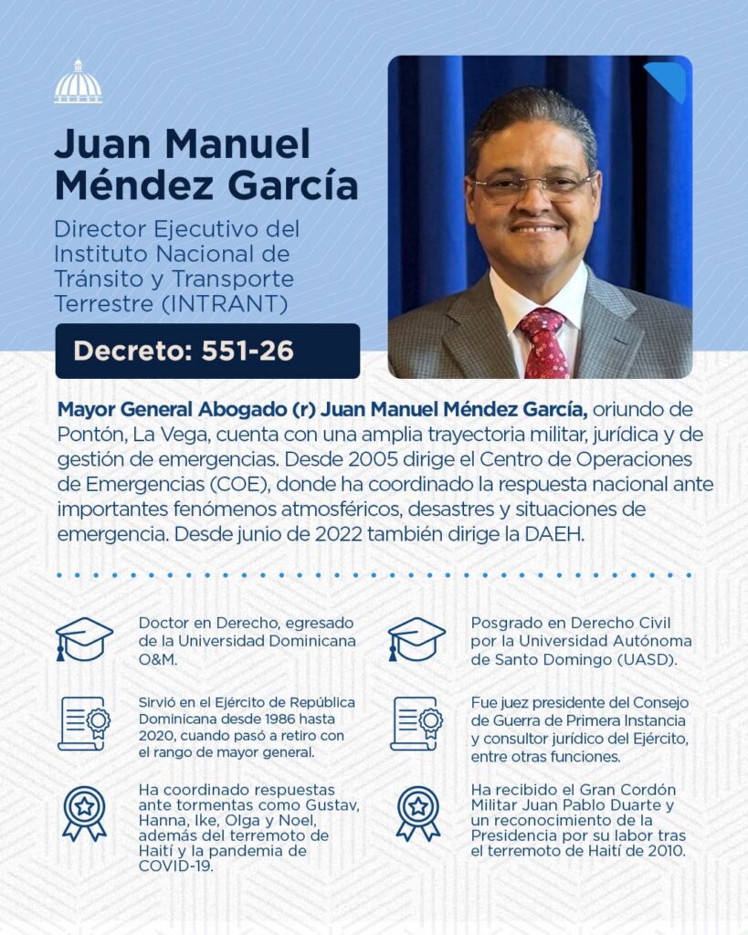 De coordinar emergencias a ordenar el tránsito: el nuevo reto de Juan Manuel Méndez García