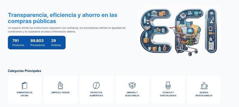 Desde café hasta bolsas de basura: esto pueden comprar las instituciones públicas en Eficompra