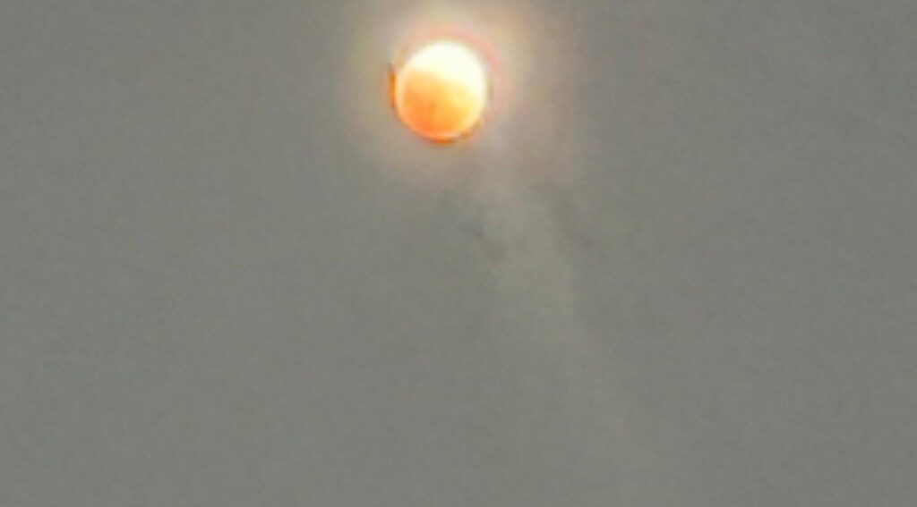 Las imágenes que dejó el eclipse lunar visto desde República Dominicana
