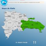 COE amplía a 10 las provincias en alerta verde por onda tropical