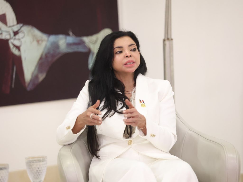 Yeni Berenice Reynoso, procuradora general de la República, en el Almuerzo Semanal del Grupo de Comunicaciones Corripio. José de León.