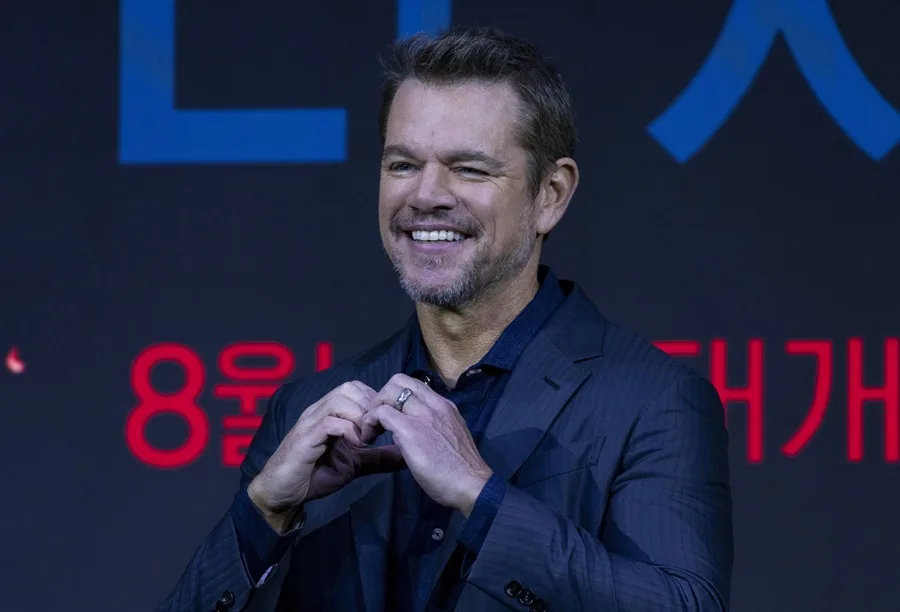 Fotografía de archivo de Matt Damon, protagonista de 'La Odisea', en Seúl (Corea del Sur).
