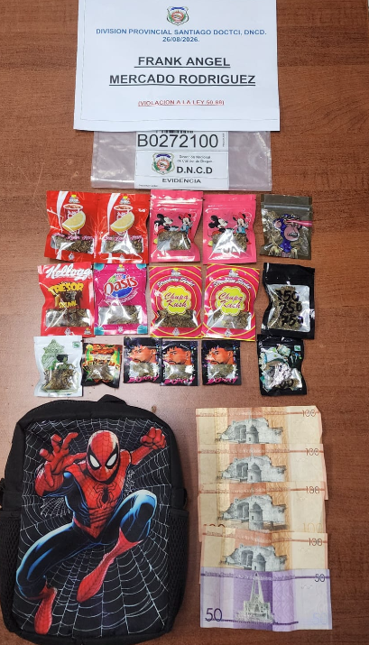 DNCD arresta a 63 personas y ocupa más de 12,700 gramos de drogas en Santiago y Puerto Plata