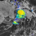Disturbio al norte de RD se desplaza y aumenta el riesgo de lluvias e inundaciones desde esta tarde