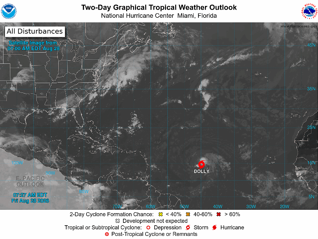 Tormenta Dolly: ante cambio de pronóstico y posible impacto en RD, COE e Indomet convocan rueda de prensa