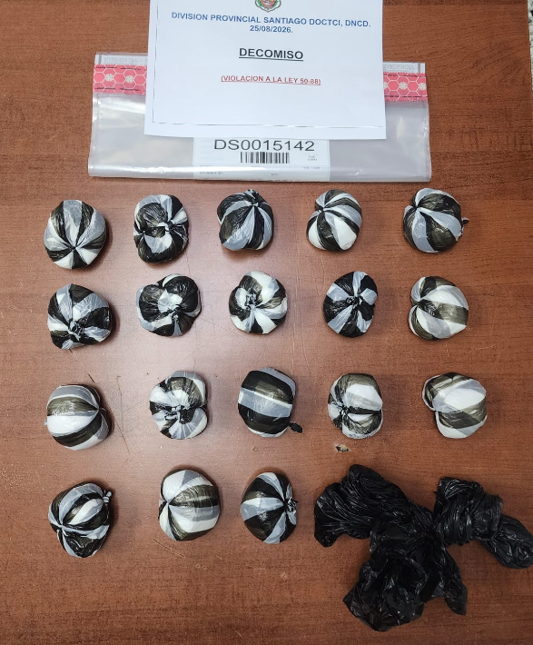 DNCD arresta a 63 personas y ocupa más de 12,700 gramos de drogas en Santiago y Puerto Plata