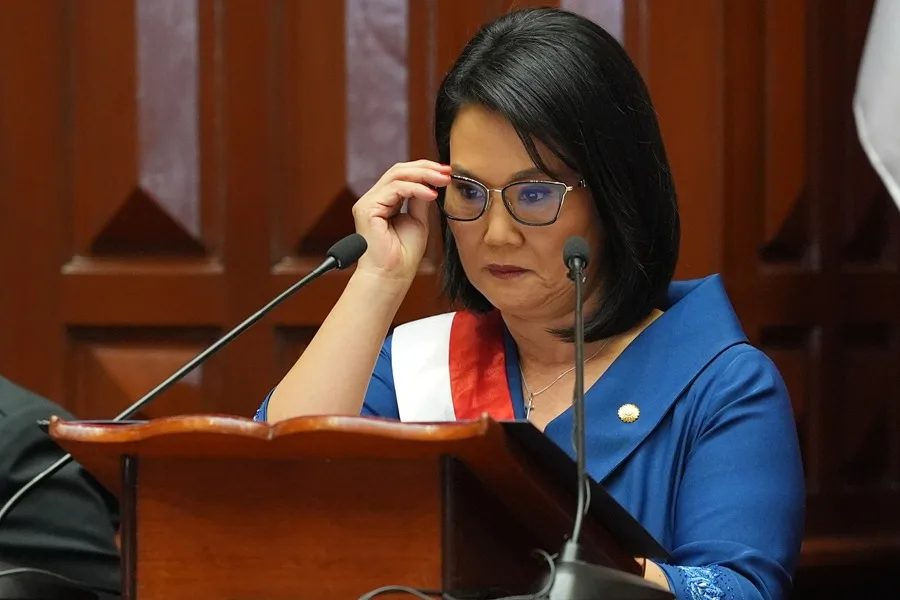 Presidenta de Perú, Keiko Fujimori.
