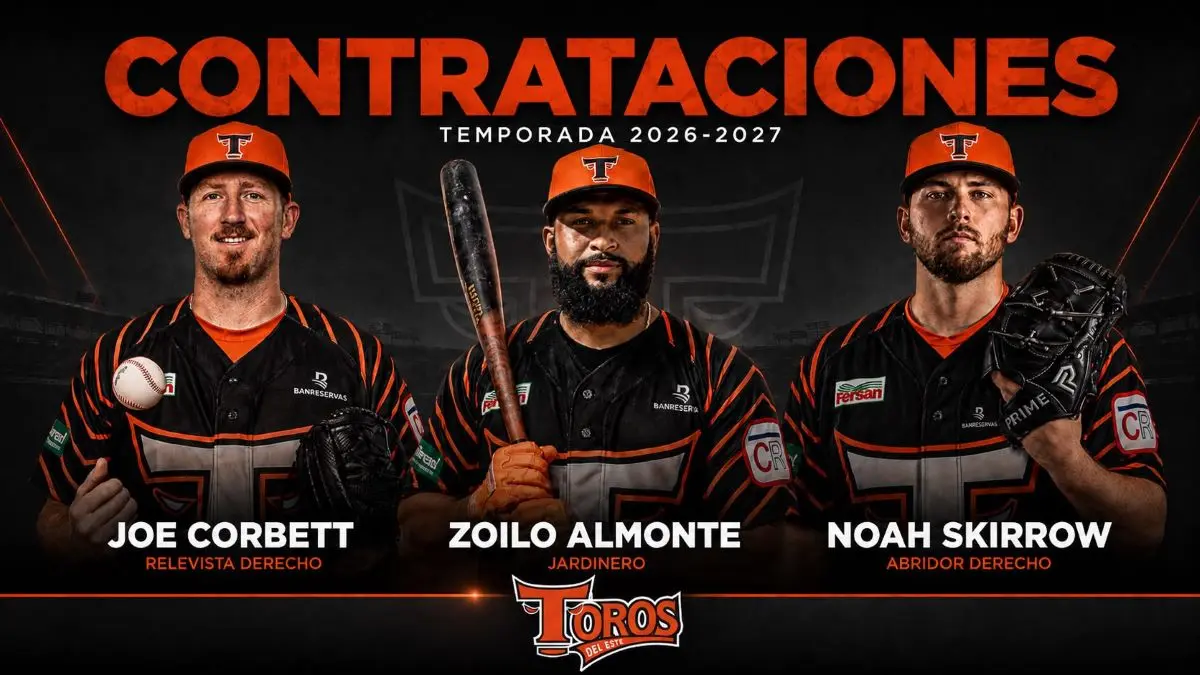 Toros anuncian regreso de Corbett y firma de Zoilo Almonte