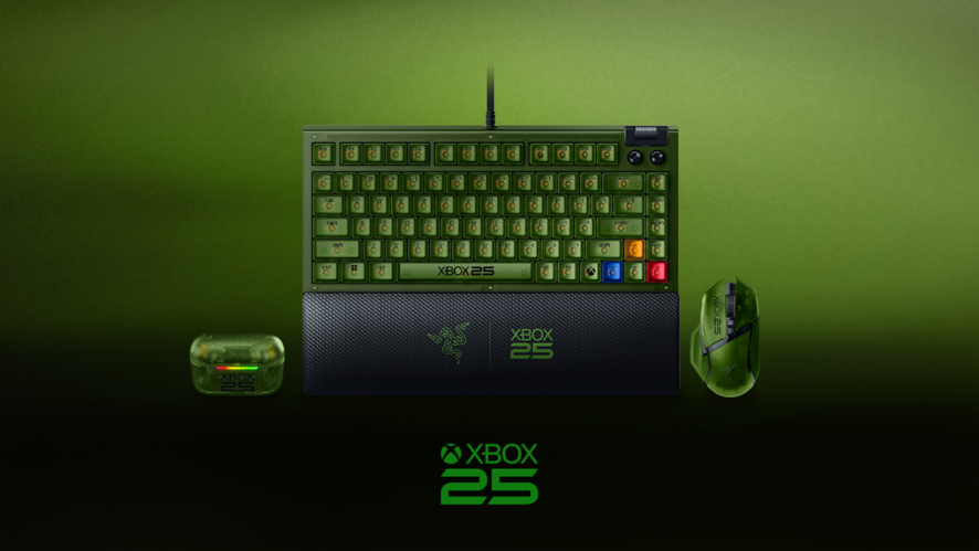 Razer lanza colección especial por los 25 años de Xbox