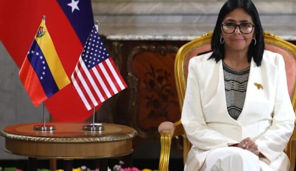 Delcy Rodríguez es la presidenta encargada de Venezuela.