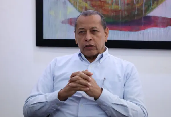 Isidoro de la Rosa, presidente de la Confederación Nacional de Cacaocultores Dominicanos.  Alexis Monegro.