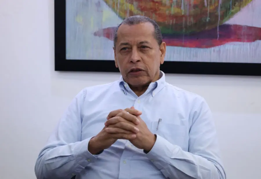 Isidoro de la Rosa, presidente de la Confederación Nacional de Cacaocultores Dominicanos.  Alexis Monegro.
