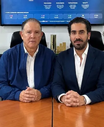 Carlos Azar y Federico de la Cruz.